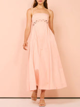 Midikleid in Wolkenrosa